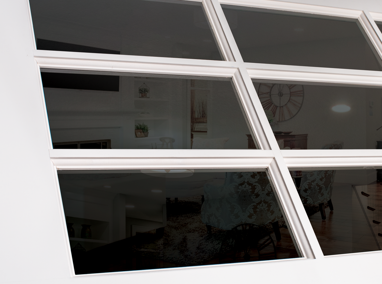 Primed 12 Lite Clear Glass Ovolo Wood Door
