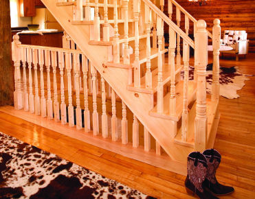 Style rustique - Composantes d’escalier