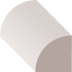 00099, Pine, Quarter Round - Alexandria Moulding