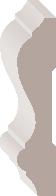 00265, Hemlock, Chair Rail - Alexandria Moulding