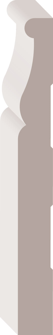 92132, Primed MDF, Baseboard - Alexandria Moulding