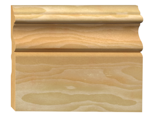 BAS-300, Poplar, Baseboard - Alexandria Moulding