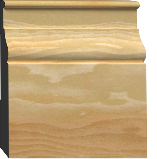 BAS-5C9, Poplar, Baseboard - Alexandria Moulding