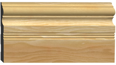 BAS-702, Poplar, Baseboard - Alexandria Moulding