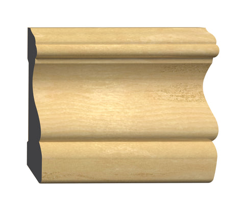 CAS-255, Primed Finger Joint Poplar, Casing - Alexandria Moulding