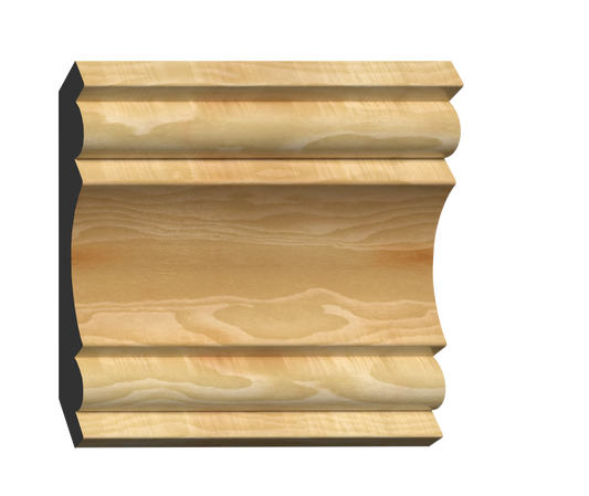 CRO-501, Finger Joint Pine Poplar, Crown - Alexandria Moulding