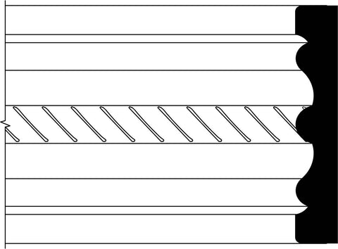 F0713, White Wood, Casing - Alexandria Moulding