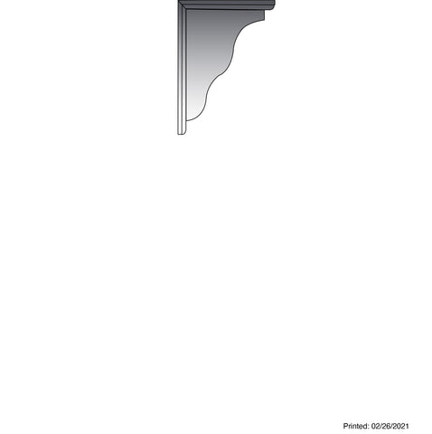 WT024, Hardwood, Corbel - Alexandria Moulding